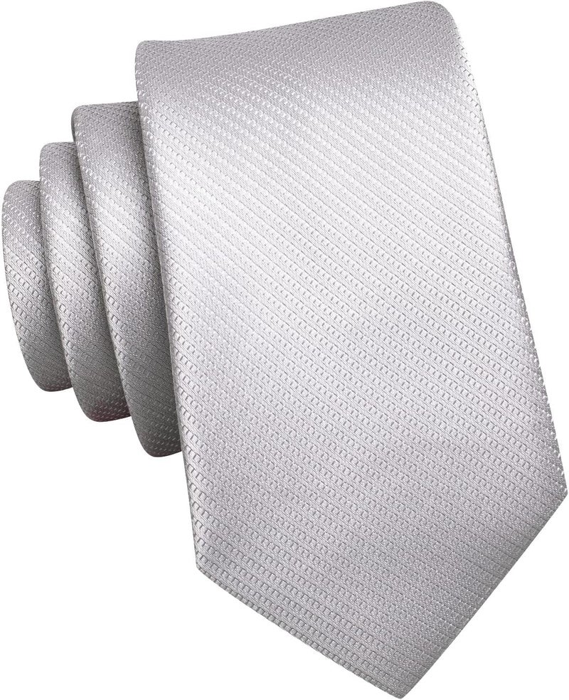 Dubulle Ties for Boys Self Tie Silk Paisely Striped Kids Necktie and Pocket Square Set for Age 8-11 - Image 4